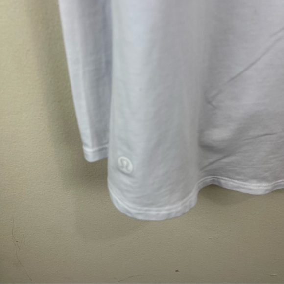 Lululemon Back Into It Long Sleeve White - Picture 8 of 8